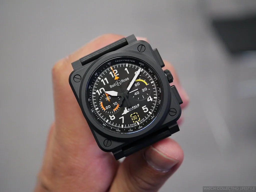 Insider: Bell & Ross BR-03 Chrono Rafale Solo Display. Hand-on